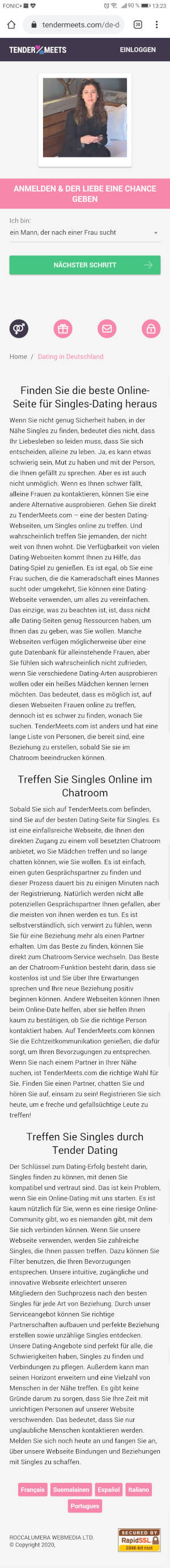 long mobile Screenshot of Tendermeets article