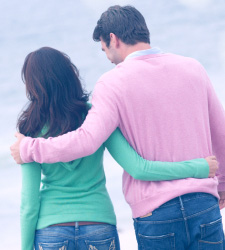 couple on a walk